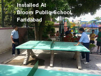 Concrete Outdoor Table Tennis Table