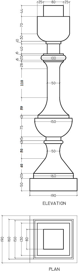 Balluster Type D