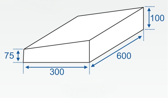 Coping TYPE C - 600X300X100/75