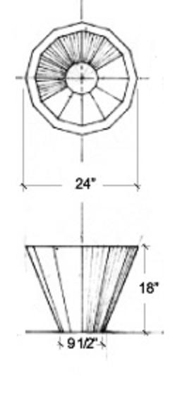 Faceted Planter