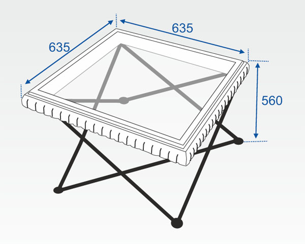 Square Center/Side Table Type 1